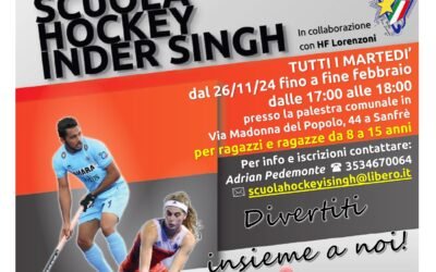 Corso di hockey su prato per giovani principianti a Sanfrè