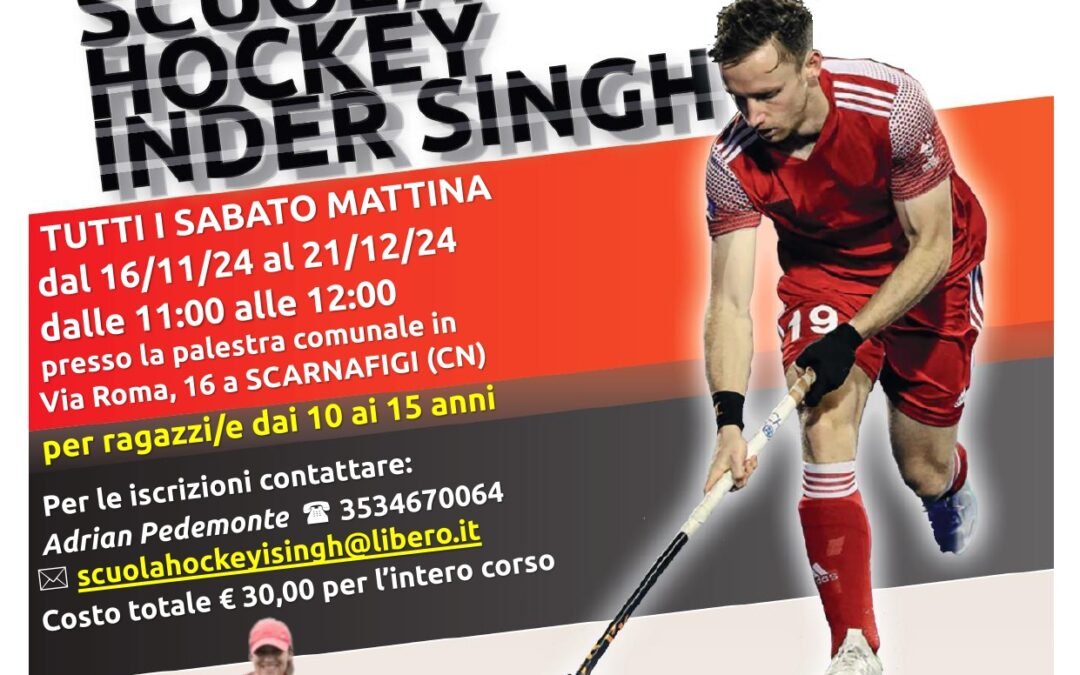 Primo corso di hockey su prato a Scarnafigi